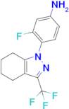 3-Fluoro-4-(3-(trifluoromethyl)-4,5,6,7-tetrahydro-1h-indazol-1-yl)aniline