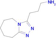 3-(6,7,8,9-Tetrahydro-5h-[1,2,4]triazolo[4,3-a]azepin-3-yl)propan-1-amine