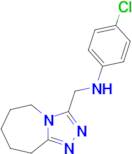 4-Chloro-N-((6,7,8,9-tetrahydro-5h-[1,2,4]triazolo[4,3-a]azepin-3-yl)methyl)aniline