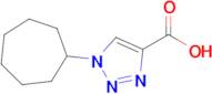 1-Cycloheptyl-1h-1,2,3-triazole-4-carboxylic acid