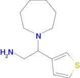 2-(Azepan-1-yl)-2-(thiophen-3-yl)ethan-1-amine
