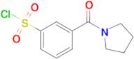 3-(Pyrrolidine-1-carbonyl)benzenesulfonyl chloride