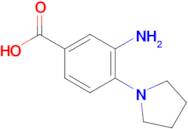 3-Amino-4-(pyrrolidin-1-yl)benzoic acid