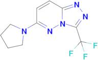 6-(Pyrrolidin-1-yl)-3-(trifluoromethyl)-[1,2,4]triazolo[4,3-b]pyridazine