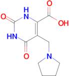 2,6-dioxo-5-[(pyrrolidin-1-yl)methyl]-1,2,3,6-tetrahydropyrimidine-4-carboxylic acid