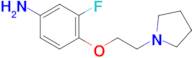 3-Fluoro-4-(2-(pyrrolidin-1-yl)ethoxy)aniline