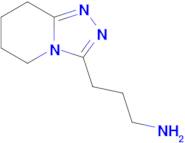 3-(5,6,7,8-Tetrahydro-[1,2,4]triazolo[4,3-a]pyridin-3-yl)propan-1-amine