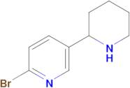 2-Bromo-5-(piperidin-2-yl)pyridine