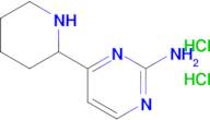 4-(piperidin-2-yl)pyrimidin-2-amine dihydrochloride