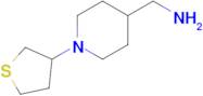 (1-(Tetrahydrothiophen-3-yl)piperidin-4-yl)methanamine