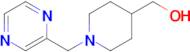 (1-(Pyrazin-2-ylmethyl)piperidin-4-yl)methanol
