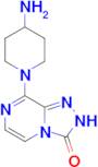 8-(4-aminopiperidin-1-yl)-2H,3H-[1,2,4]triazolo[4,3-a]pyrazin-3-one