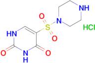 5-(piperazine-1-sulfonyl)-1,2,3,4-tetrahydropyrimidine-2,4-dione hydrochloride