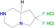 (R)-7,7-Difluorooctahydropyrrolo[1,2-a]pyrazine dihydrochloride