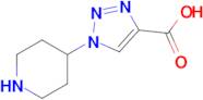 1-(Piperidin-4-yl)-1h-1,2,3-triazole-4-carboxylic acid