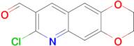 7-Chloro-2,3-dihydro-[1,4]dioxino[2,3-g]quinoline-8-carbaldehyde