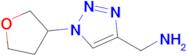 (1-(Tetrahydrofuran-3-yl)-1h-1,2,3-triazol-4-yl)methanamine