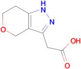 2-(1,4,6,7-Tetrahydropyrano[4,3-c]pyrazol-3-yl)acetic acid