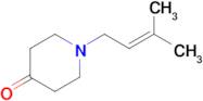 1-(3-Methylbut-2-en-1-yl)piperidin-4-one