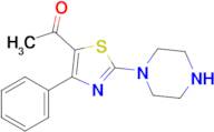 1-(4-Phenyl-2-(piperazin-1-yl)thiazol-5-yl)ethan-1-one