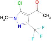 1-(5-Chloro-1-methyl-3-(trifluoromethyl)-1h-pyrazol-4-yl)ethan-1-one