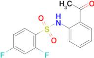 n-(2-Acetylphenyl)-2,4-difluorobenzenesulfonamide