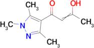 3-hydroxy-1-(1,3,5-trimethyl-1H-pyrazol-4-yl)but-2-en-1-one