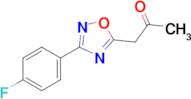 1-(3-(4-Fluorophenyl)-1,2,4-oxadiazol-5-yl)propan-2-one
