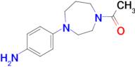 1-(4-(4-Aminophenyl)-1,4-diazepan-1-yl)ethan-1-one