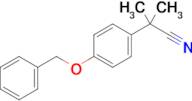 2-(4-(Benzyloxy)phenyl)-2-methylpropanenitrile