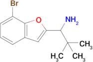 1-(7-Bromobenzofuran-2-yl)-2,2-dimethylpropan-1-amine