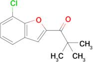 1-(7-Chlorobenzofuran-2-yl)-2,2-dimethylpropan-1-one