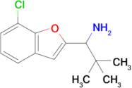 1-(7-Chlorobenzofuran-2-yl)-2,2-dimethylpropan-1-amine