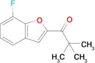 1-(7-Fluorobenzofuran-2-yl)-2,2-dimethylpropan-1-one