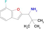 1-(7-Fluorobenzofuran-2-yl)-2,2-dimethylpropan-1-amine