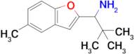 2,2-Dimethyl-1-(5-methylbenzofuran-2-yl)propan-1-amine