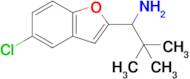 1-(5-Chlorobenzofuran-2-yl)-2,2-dimethylpropan-1-amine