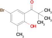 1-(5-Bromo-2-hydroxy-3-methylphenyl)-2,2-dimethylpropan-1-one