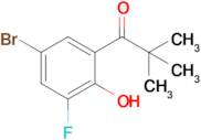 1-(5-Bromo-3-fluoro-2-hydroxyphenyl)-2,2-dimethylpropan-1-one