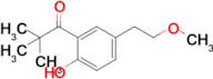 1-(2-Hydroxy-5-(2-methoxyethyl)phenyl)-2,2-dimethylpropan-1-one