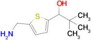 1-(5-(Aminomethyl)thiophen-2-yl)-2,2-dimethylpropan-1-ol