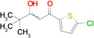 1-(5-chlorothiophen-2-yl)-3-hydroxy-4,4-dimethylpent-2-en-1-one