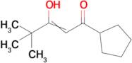 1-cyclopentyl-3-hydroxy-4,4-dimethylpent-2-en-1-one