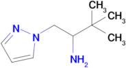 3,3-Dimethyl-1-(1h-pyrazol-1-yl)butan-2-amine