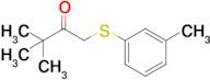 3,3-Dimethyl-1-(m-tolylthio)butan-2-one