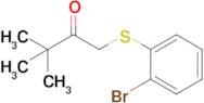 1-((2-Bromophenyl)thio)-3,3-dimethylbutan-2-one