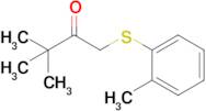 3,3-Dimethyl-1-(o-tolylthio)butan-2-one