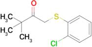 1-((2-Chlorophenyl)thio)-3,3-dimethylbutan-2-one