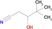3-Hydroxy-4,4-dimethylpentanenitrile