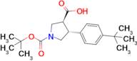 (3s,4r)-1-(Tert-butoxycarbonyl)-4-(4-(tert-butyl)phenyl)pyrrolidine-3-carboxylic acid